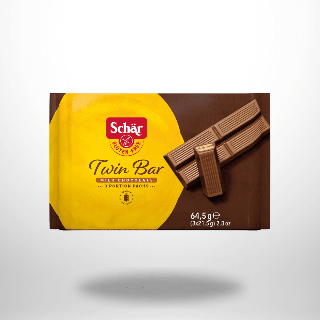 Schär Twin Bar Waffeln mit Milchschokolade