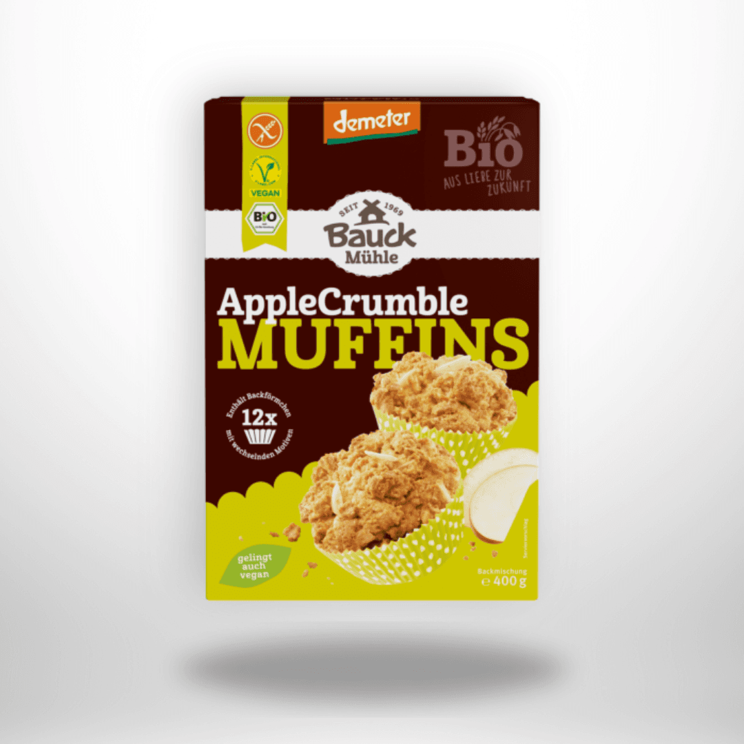 Bauck Backmischung Apple Crumble Muffins Bio