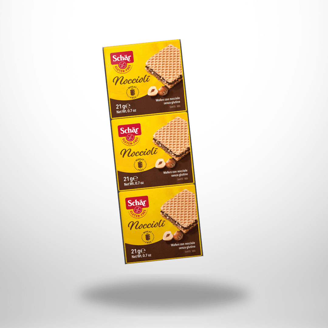 Schär Noccioli Waffeln mit Haselnusscreme