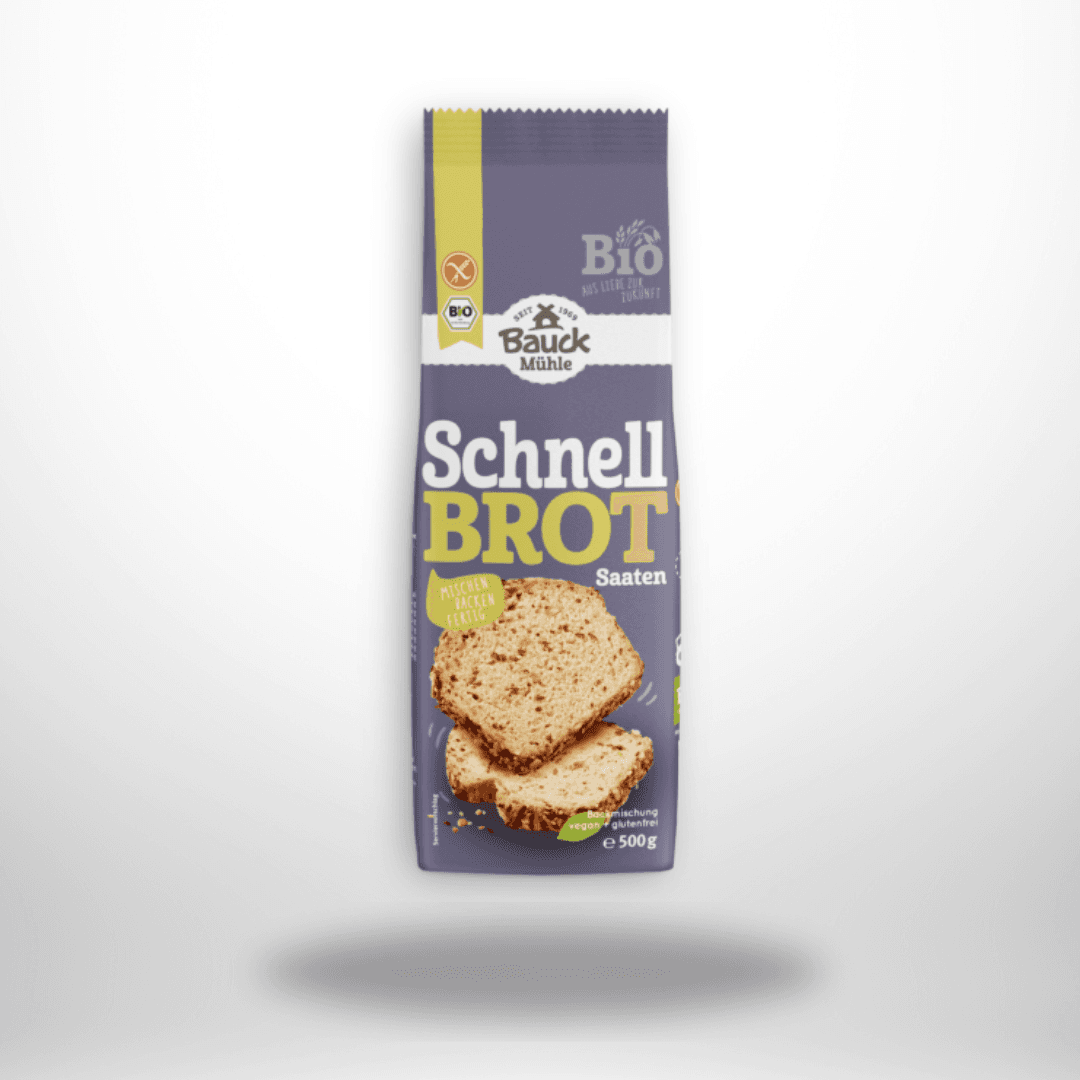 Bauck Schnellbrot Saaten Bio 500g