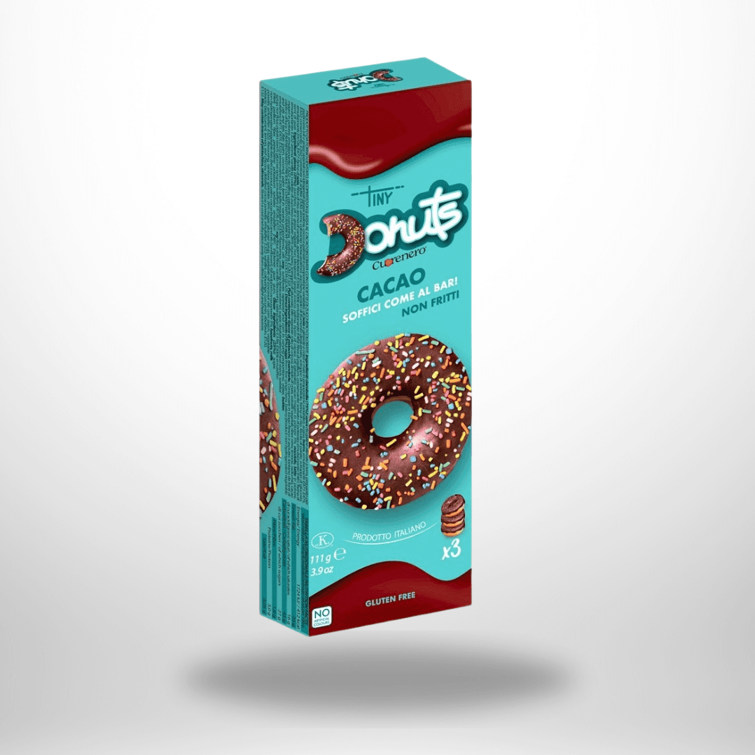 Cuorenero Tiny Donuts Schokolade 3 * 37g