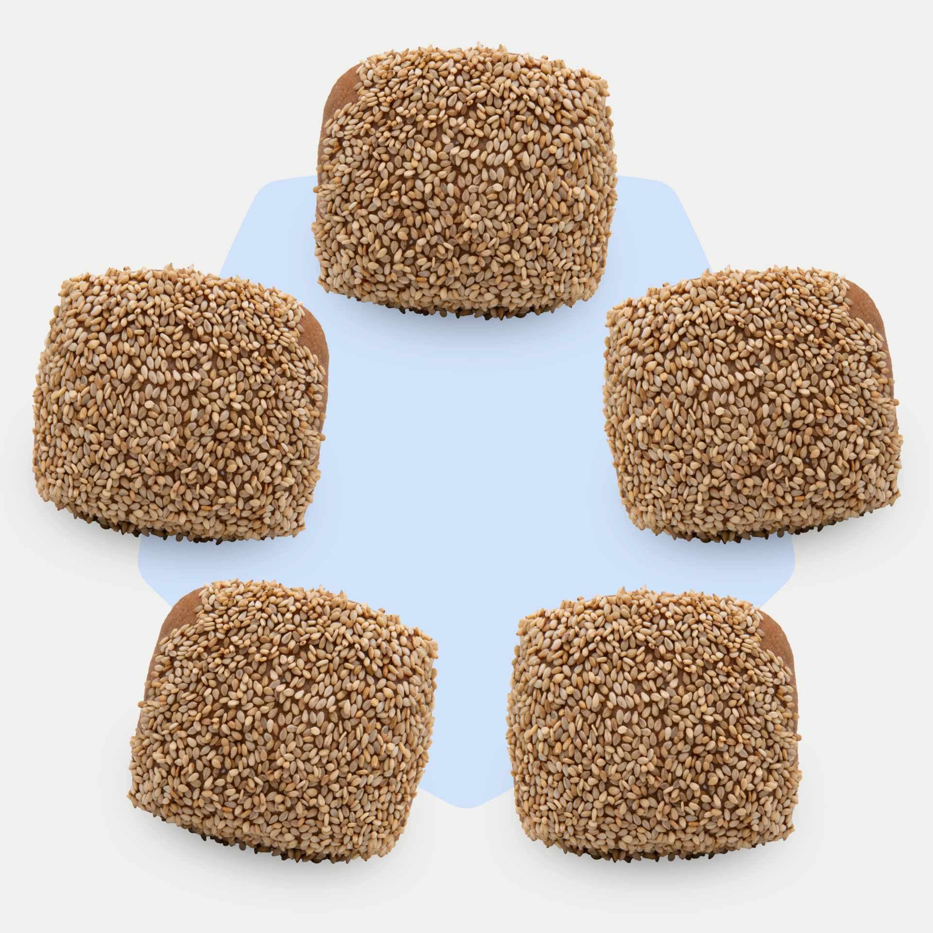 echt jetzt! Bio Sesamsemmeln (5 Stück) 480g