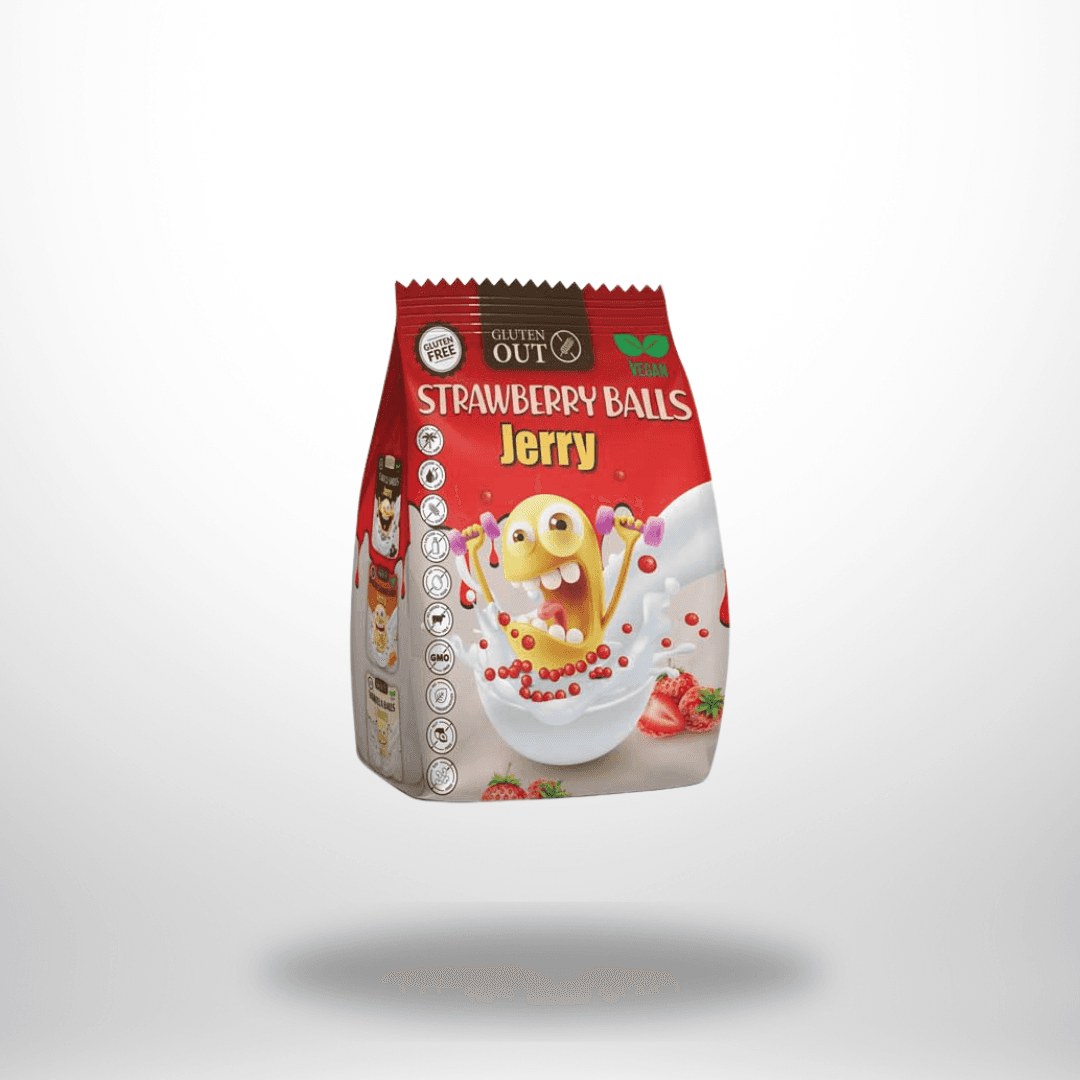Gluten Out Jerry Strawberry Balls