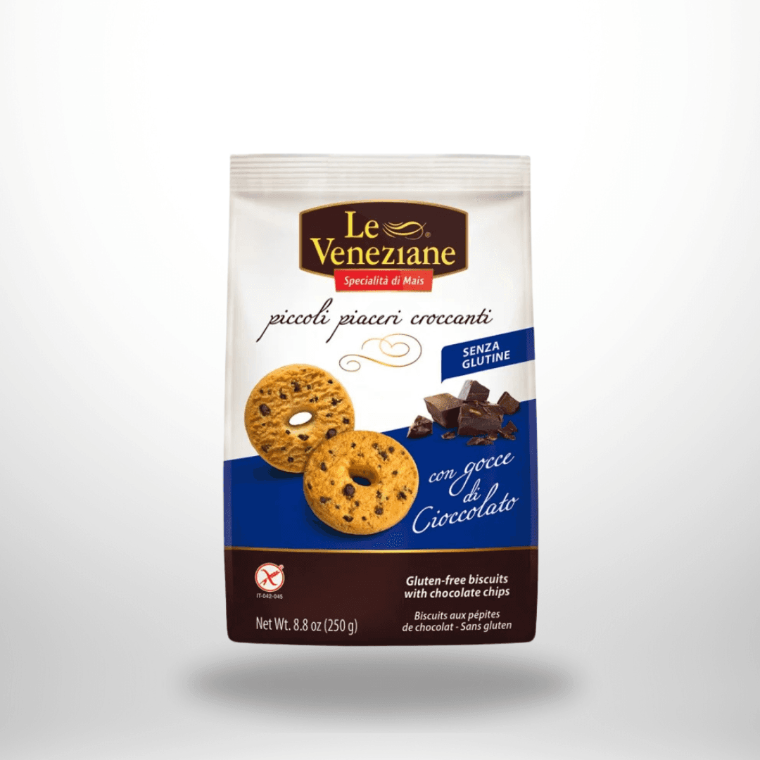 Le Veneziane Piccoli Piaceri Croccanti – Kekse mit Schokoladenstückchen 250g