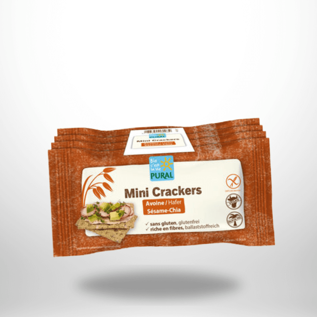 Pural Bio Mini Crackers Hafer Sesam Chia 140g