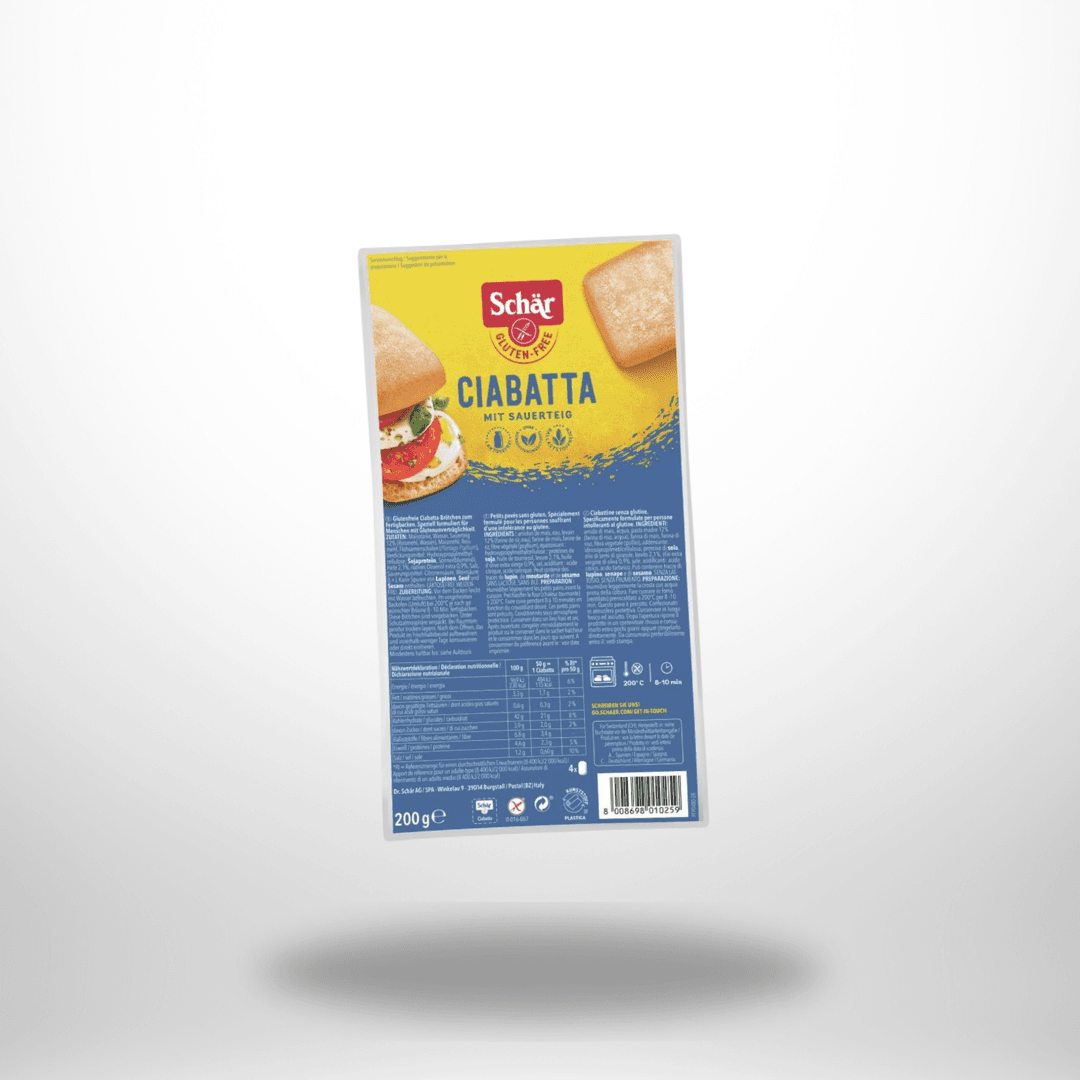 Schär Ciabatta Brötchen mit Sauerteig
