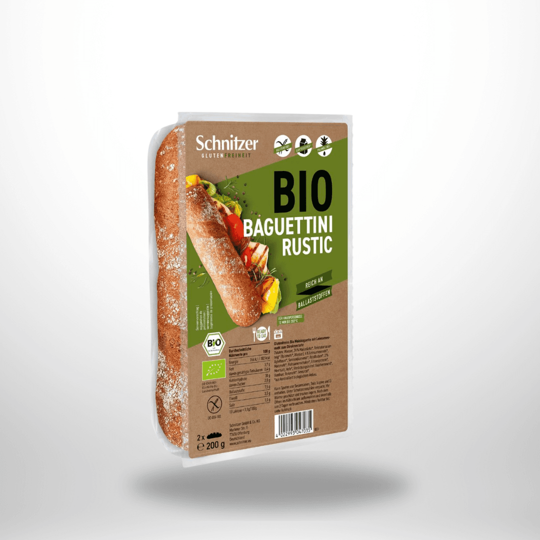 Schnitzer Baguettini Rustic Minibaguette Bio 200g – Bild 1