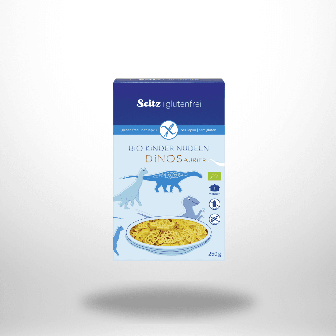 Seitz Kindernudeln Dinosaurier Bio 250g – Bild 1