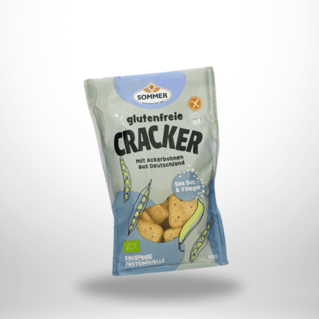 Sommer Bohnen Cracker Sea Salt & Vinegar Bio 100g
