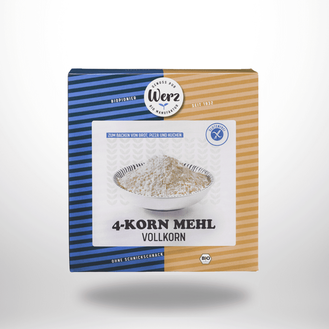 Werz 4-Korn Vollkorn Mehl 1kg